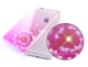 Чехол Kingxbar Dandelion Flower Swarovski Element Crystal для iPhone 6/6S Pink