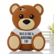 Чехол 3D Cute Cartoon Bear Toy Brown Soft Silicone для iPhone 7