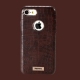 REMAX Maso Series Crocodile Leather Coated Hard Case for iPhone 7 - Brown