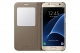 Чехол S View Cover Case для Samsung Galaxy S7 - Gold