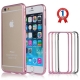 Металлический бампер для iPhone 6/6S - rose