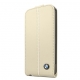 BMW Signature Flip Case cream для iPhone 5/5s