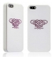 Star5 Pure Love Series Hearts Knot White for iPhone 5/5s (with Swarovski)
