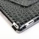 Чехол 360° Rotating Stand/Case Crocodile для iPad 4/ iPad 3/ iPad 2 - черный