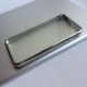 Силиконовый прозрачный чехол с окантовкой для iPhone 7- silver