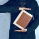 Чехол с орнаментом iBacks Flame коричневый для iPad Air