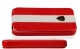 Чехол Nuoku rock luxury для iPhone 4/4s - red