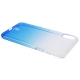 Baseus Glaze Case Transparent Blue for iPhone X